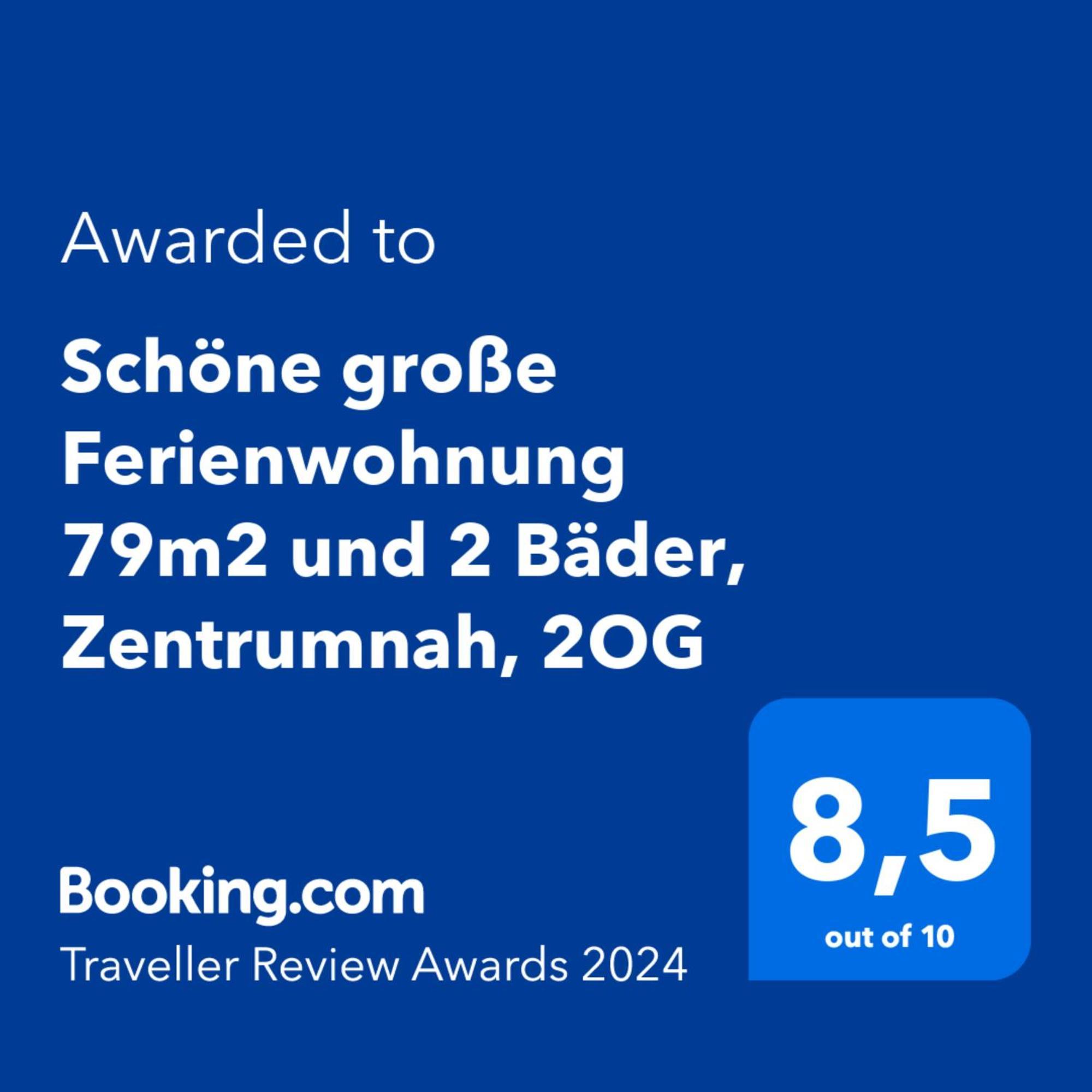 Schoene Grosse Ferienwohnung 79M2 Und 2 Baeder, Zentrumnah, 2Og エアフルト エクステリア 写真